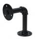 2pcs Vintage Iron Pipe Shelf Bracket Wall Mounted Board Support Holder 2pcs Vintage Iron Pipe Shelf Bracket Wall Mounted Board Support Holder